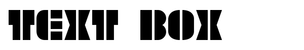 Text Box font preview